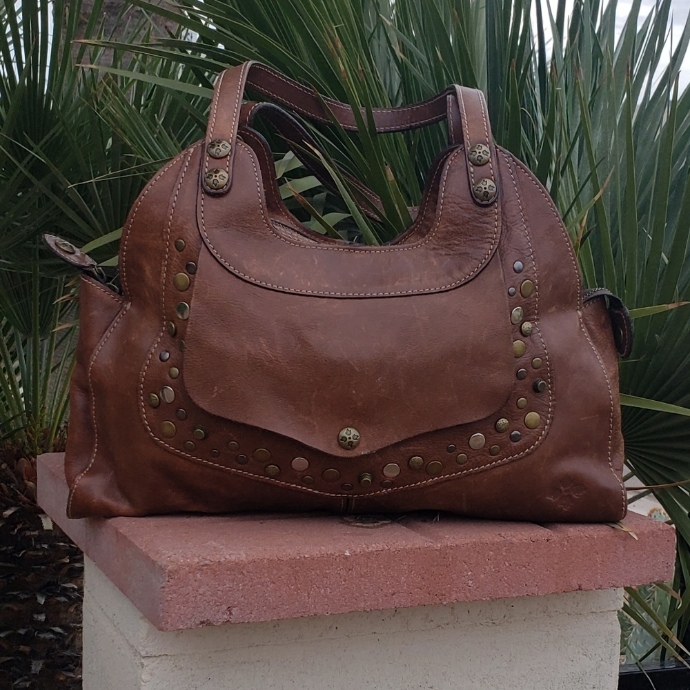 Patricia Nash Vintage Washed Ergo Satchel - Picture 2 of 3